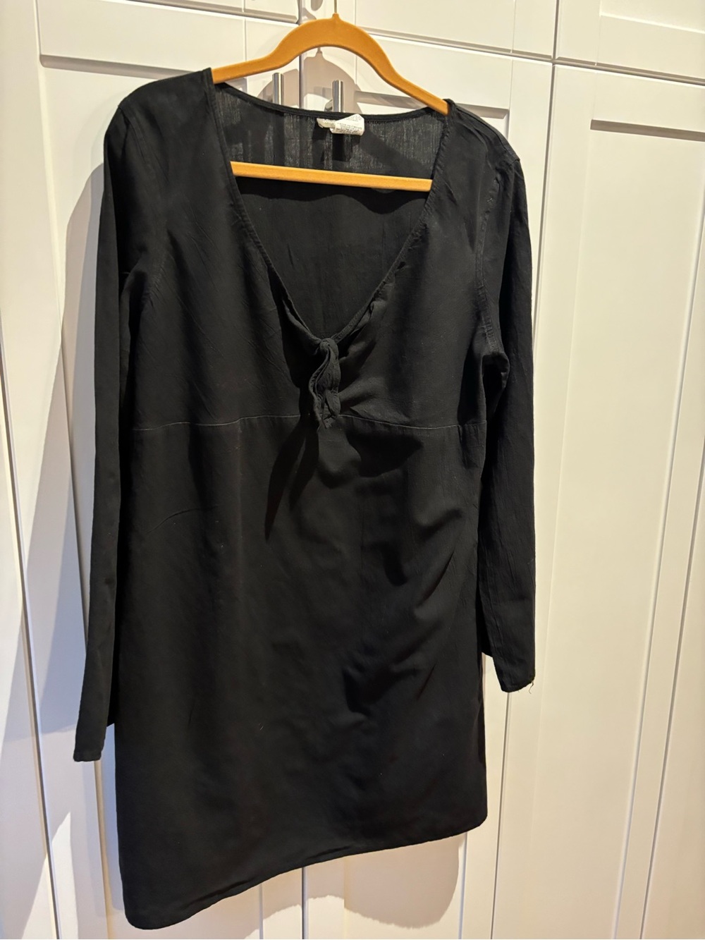 Tommy Bahama Black Long-Sleeve Swim Coverup Tunic